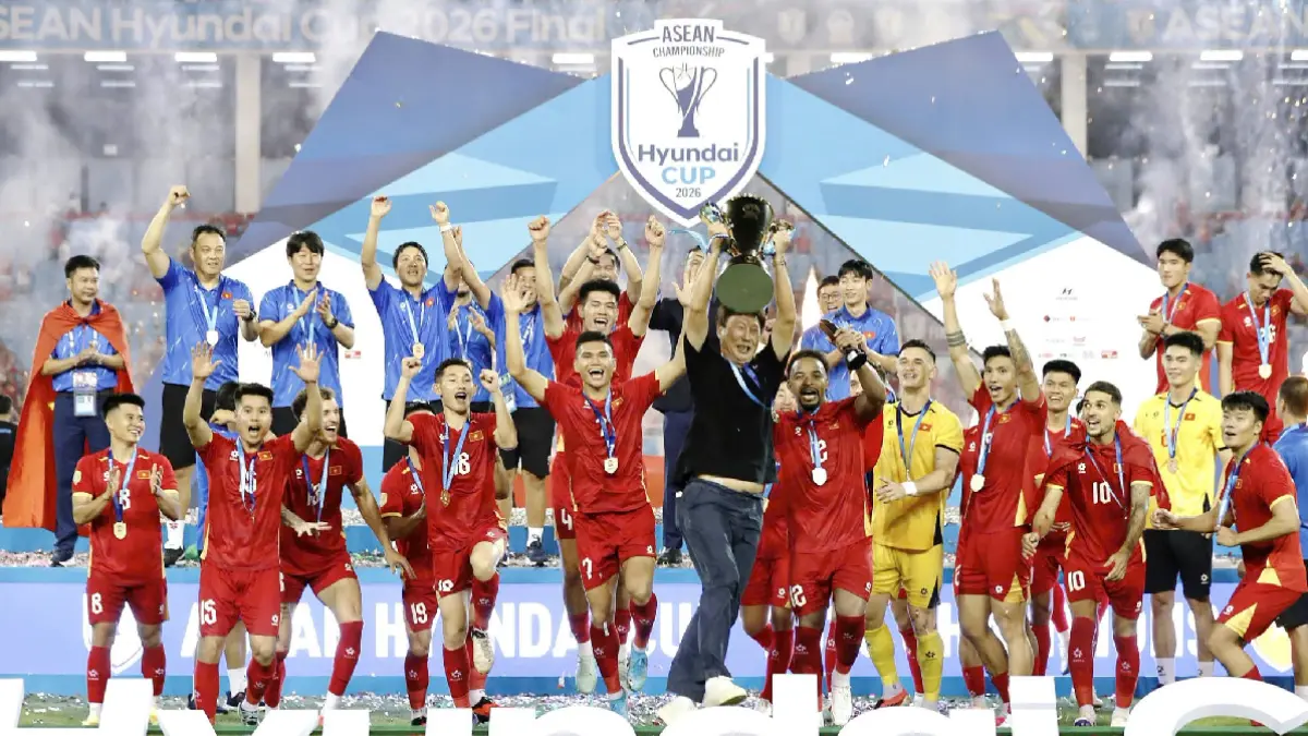 Vietnam Pertahankan Gelar Piala AFF 2026 Usai Imbang 2-2 Lawan Thailand