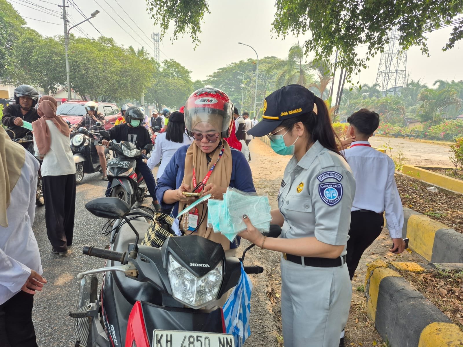 Jasa Raharja Kalteng Bersama Tim Pembina Samsat Perkuat Kepatuhan dan Kepedulian Keselamatan Pengendara