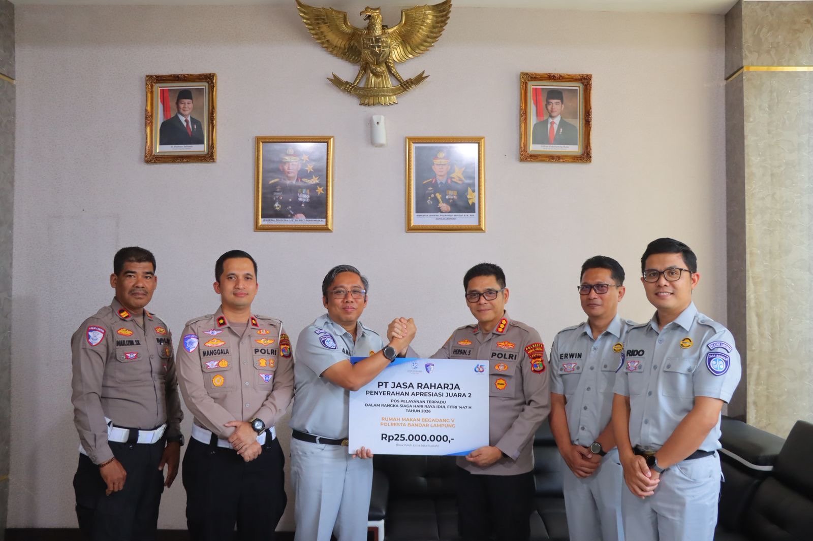 Apresiasi Posyan Begadang V, Jasa Raharja Lampung Dorong Penguatan Sinergi Keselamatan Lalu Lintas