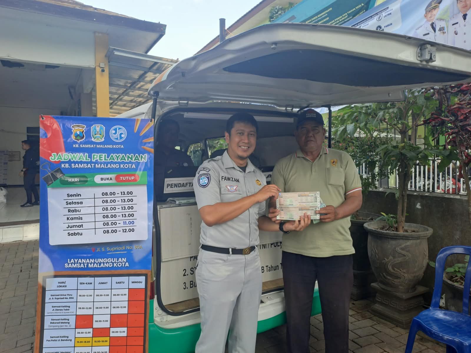 Samsat Keris Hadir di Mulyorejo, Warga Lebih Mudah Mengakses Layanan Pajak Kendaraan