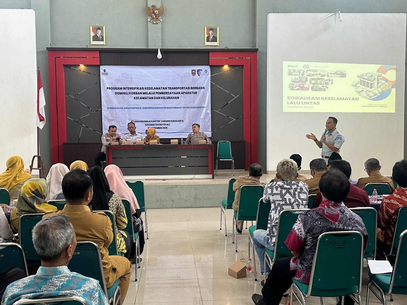 Jasa Raharja Cabang Surakarta Gelar Program Intensifikasi Keselamatan Transportasi Berbasis Domisili Korban di Kecamatan Boyolali Kabupaten Boyolali