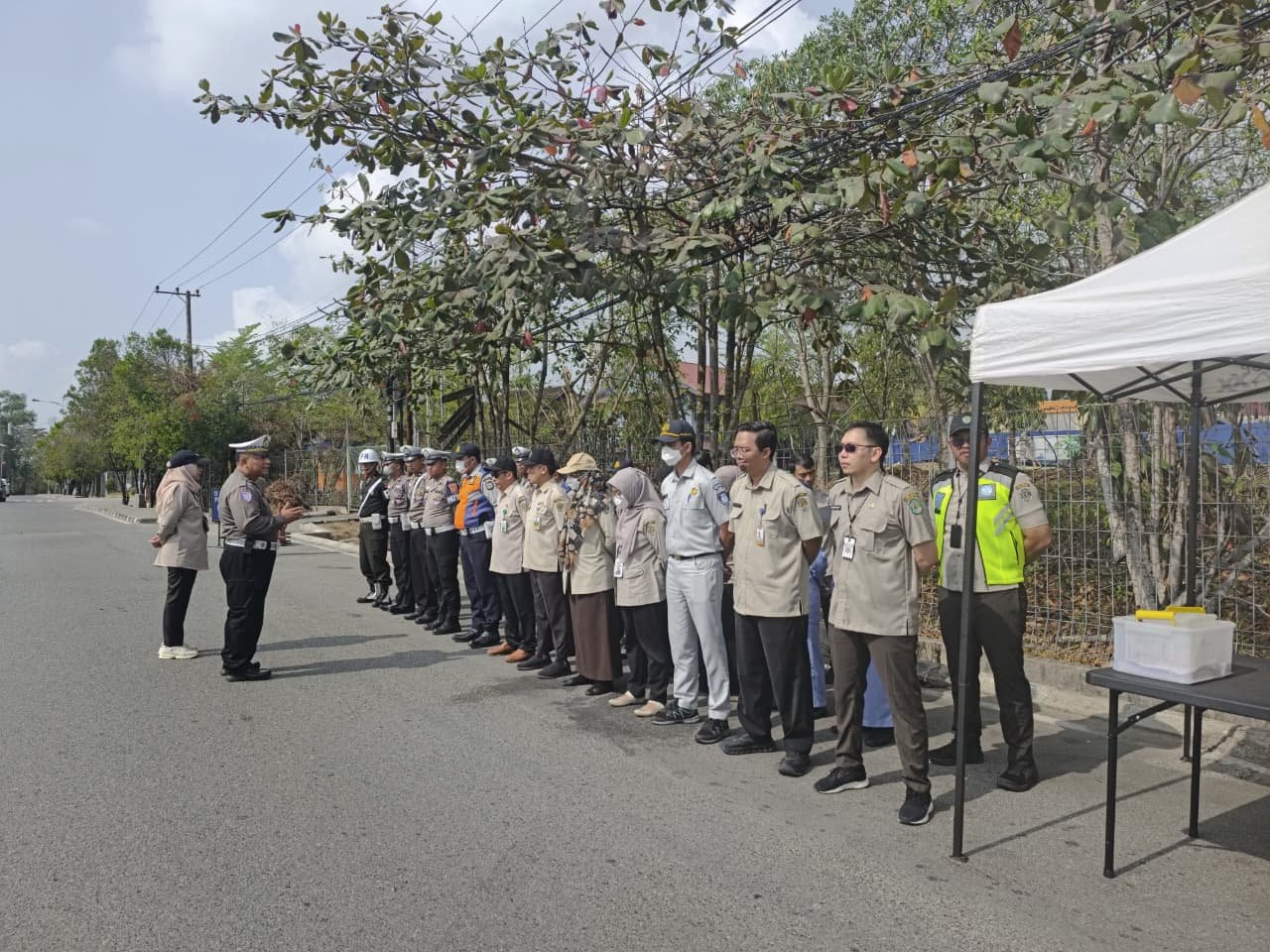 Jasa Raharja Perwakilan Bontang Bersinergi dalam Operasi Simpatik dan Sosialisasi Relaksasi Pajak Kendaraan Bermotor