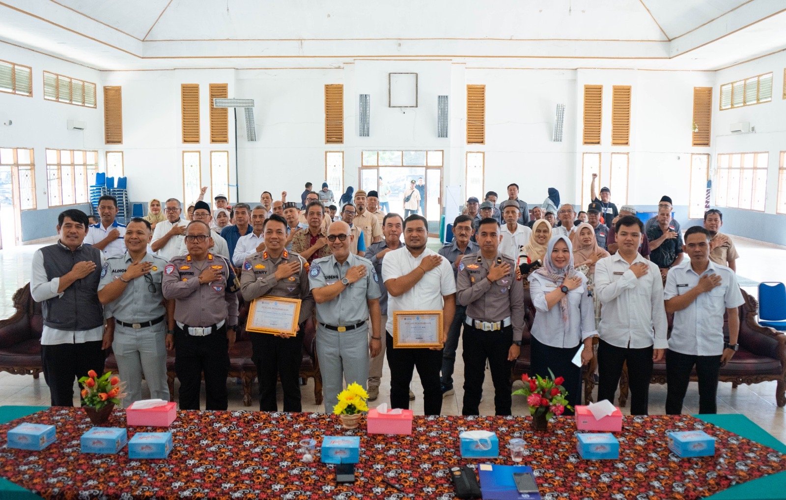 Tingkatkan Kesadaran Keselamatan Berlalu Lintas, PT Jasa Raharja Sumsel Gelar Kegiatan Origin Safe di Kecamatan Sukarami Palembang