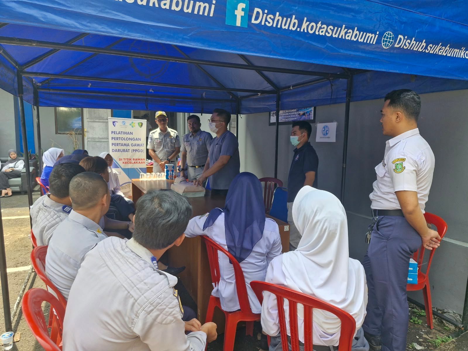 Jasa Raharja Sukabumi Turut Semarakkan Hari Perhubungan Nasional melalui MUKL dan PPGD