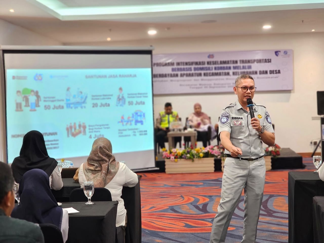 Jasa Raharja Cabang Mamuju Perkuat Intensifikasi Keselamatan Transportasi Berbasis Domisili Korban di Kecamatan Mamuju