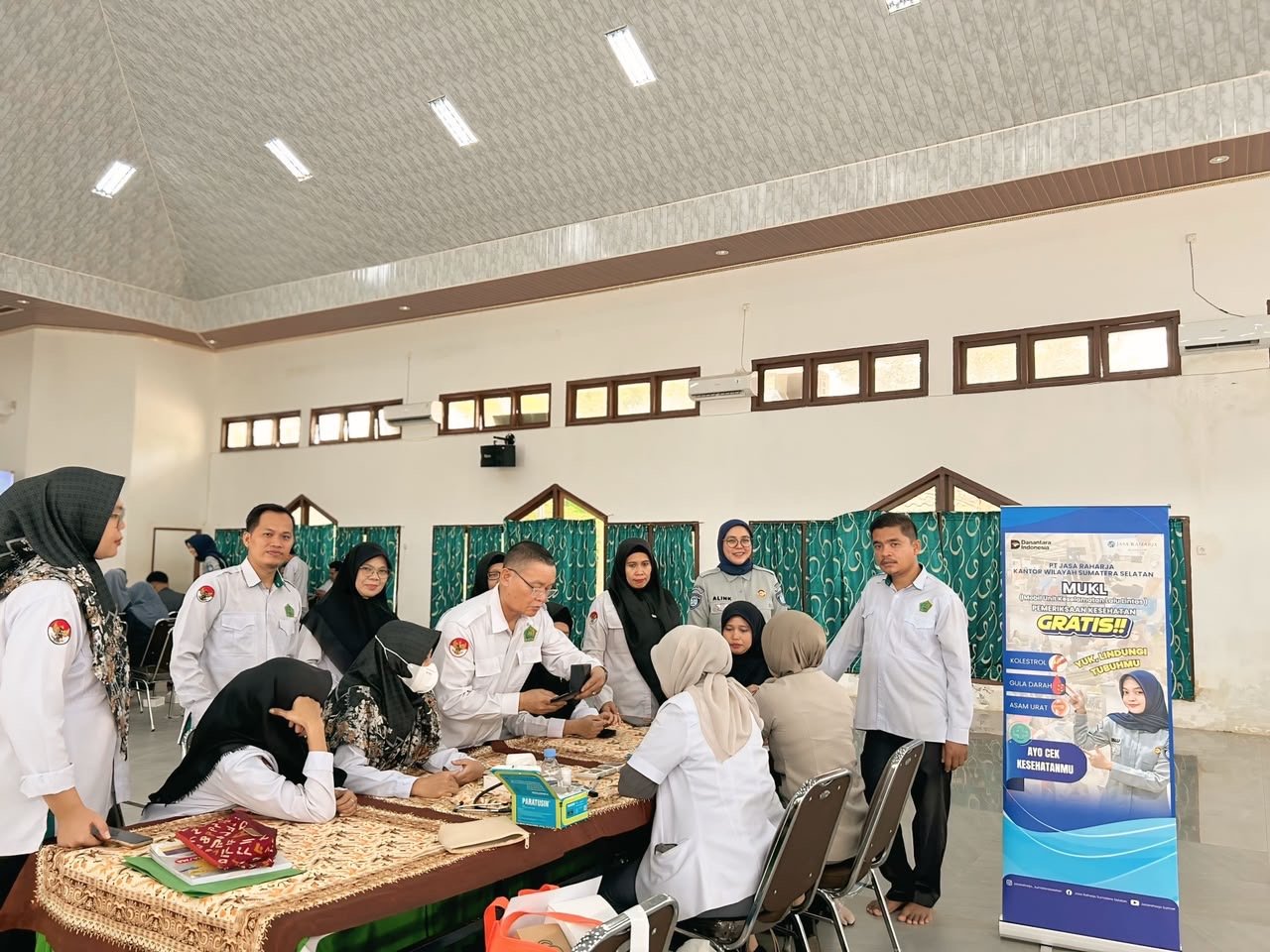 Cegah Kecelakaan, Jasa Raharja Sumsel Sediakan Pengobatan Gratis di MAN 1 Palembang