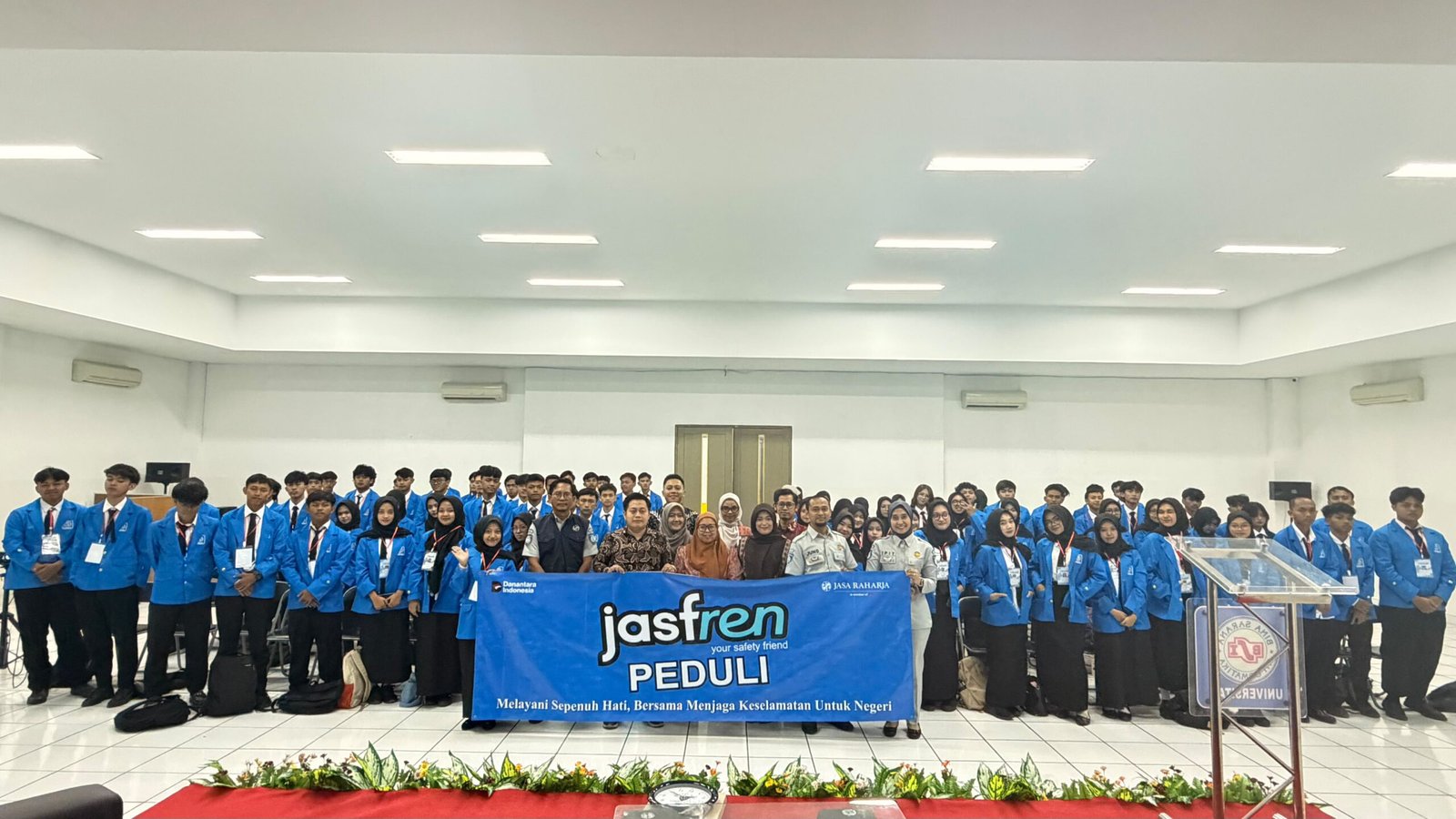 Jasa Raharja Sosialisasikan Keselamatan Transportasi kepada Mahasiswa Baru Universitas Bina Sarana Informatika Tasikmalaya