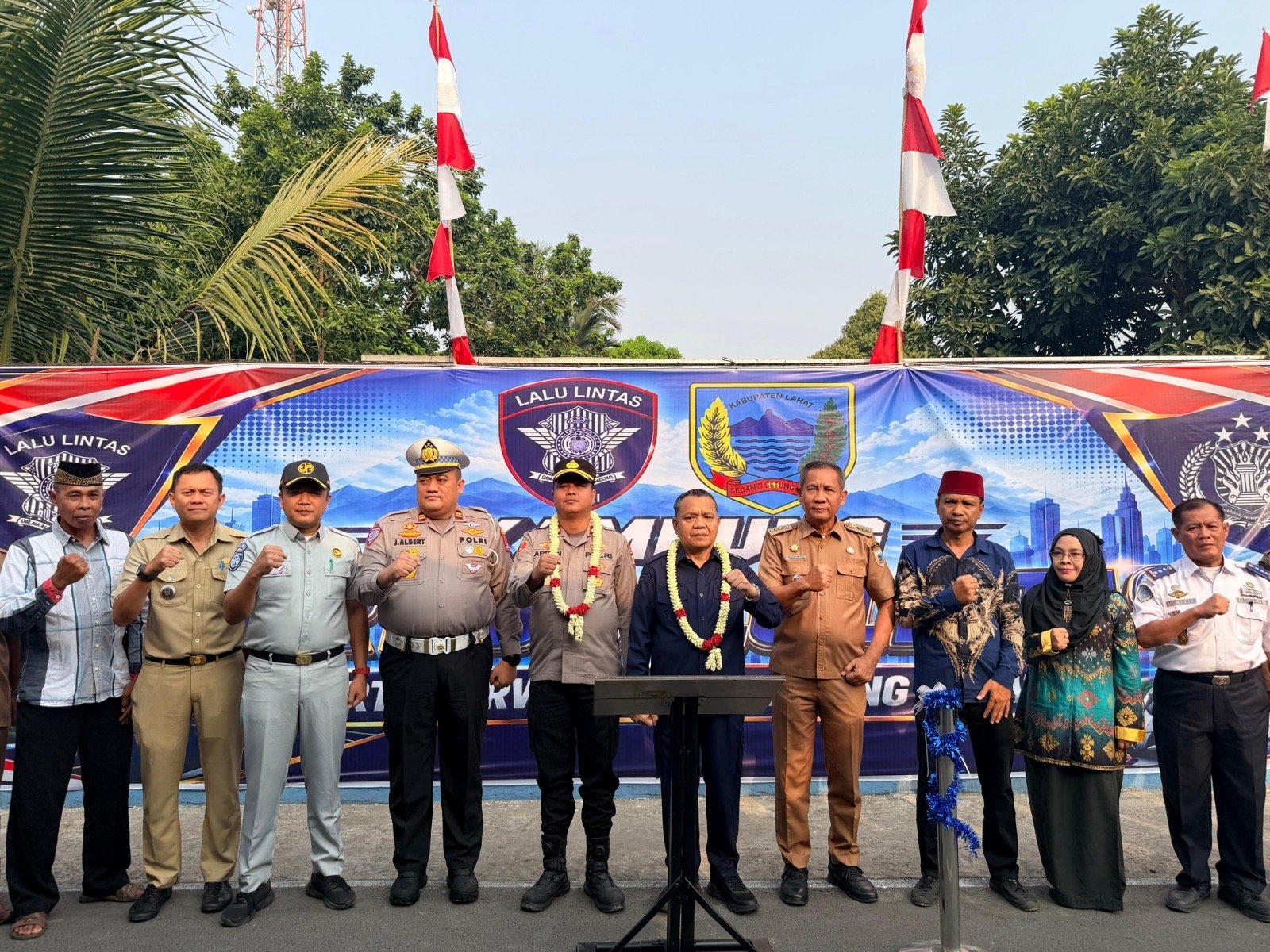 Jasa Raharja Dukung Peresmian Kampung Tertib Lalu Lintas di Wilayah Polres Lahat