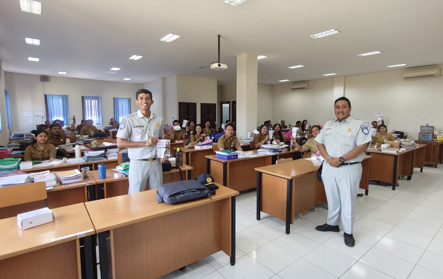 Harhubnas ke-55 di SMAN 2 Abiansemal, Jasa Raharja Titipkan Pesan Keselamatan dan Kepatuhan