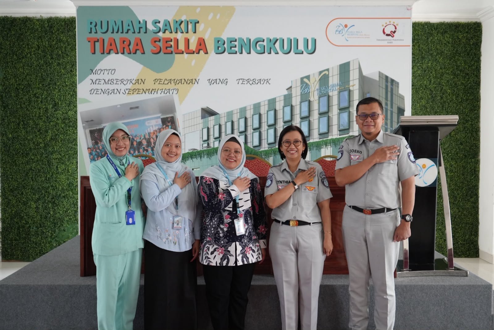 Pererat Hubungan Kelembagaan, Jasa Raharja Bengkulu Kunjungi Rumah Sakit Tiara Sella