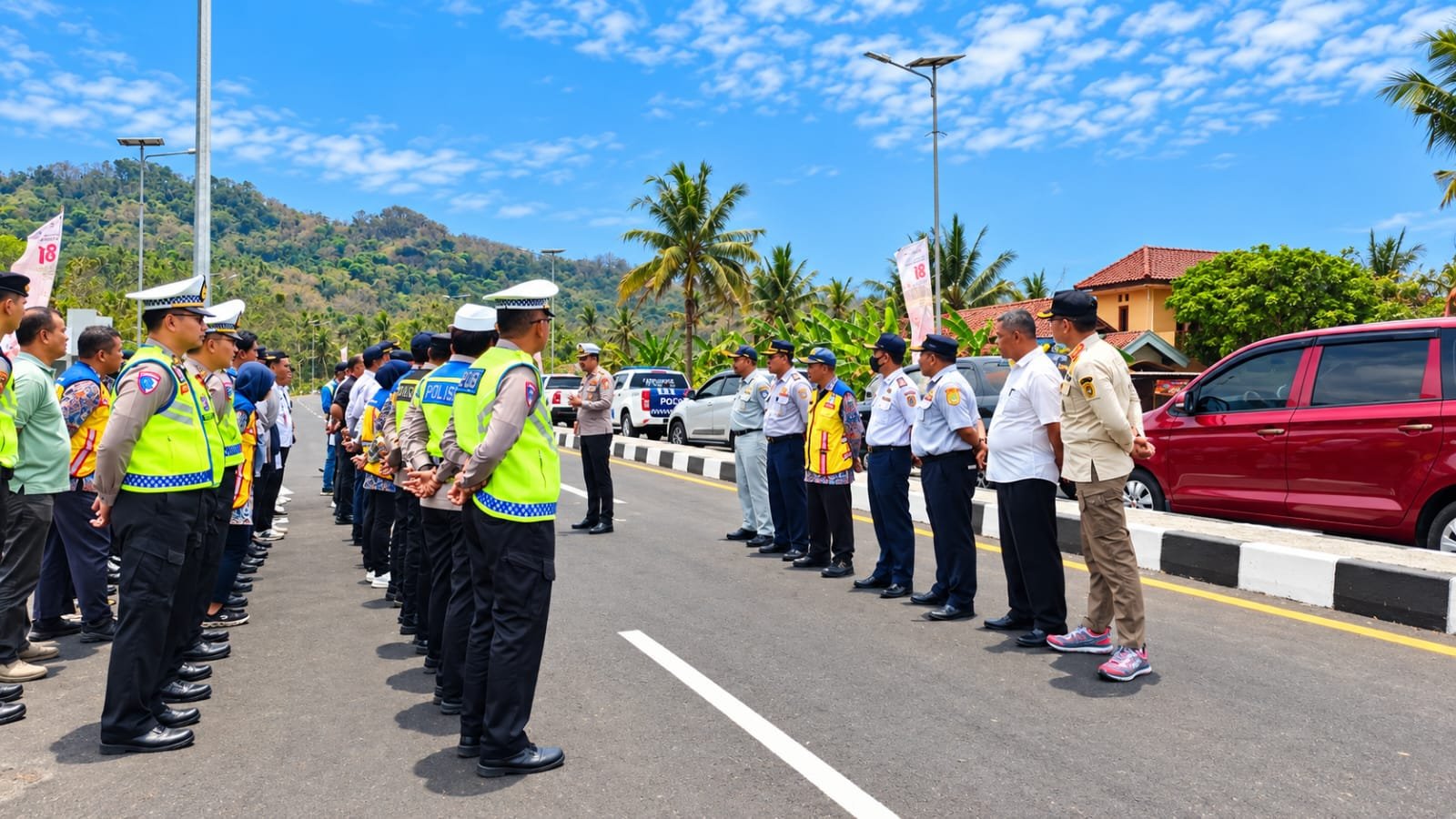 Evaluasi Uji Coba Jalan Kretek–Girijati, Tim Gabungan Petakan Titik Rawan Kecelakaan
