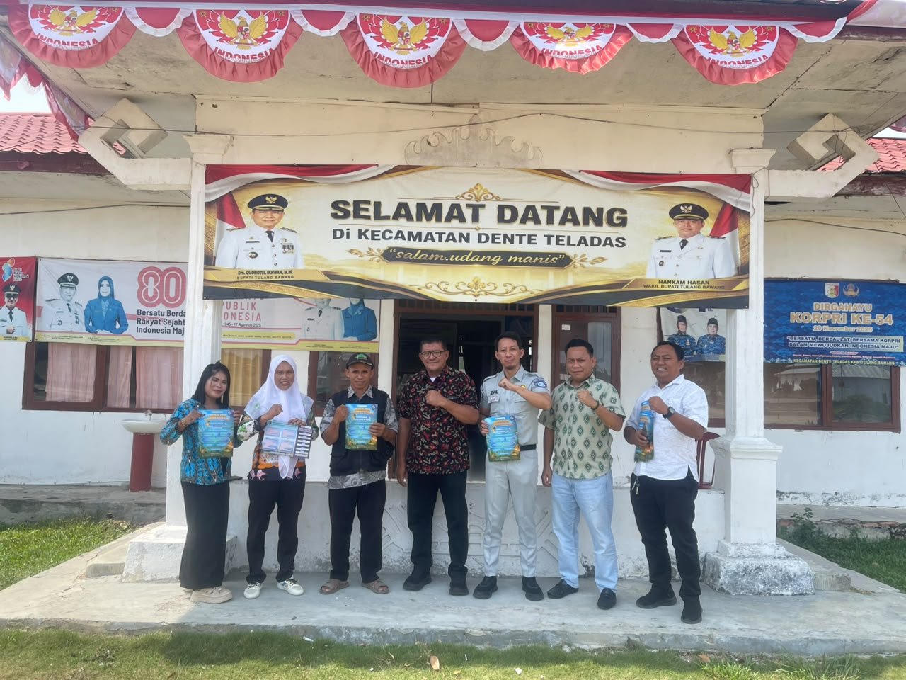 Tim Samsat Tulang Bawang Sosialisasikan Perpanjangan Keringanan Pajak di Dente Teladas