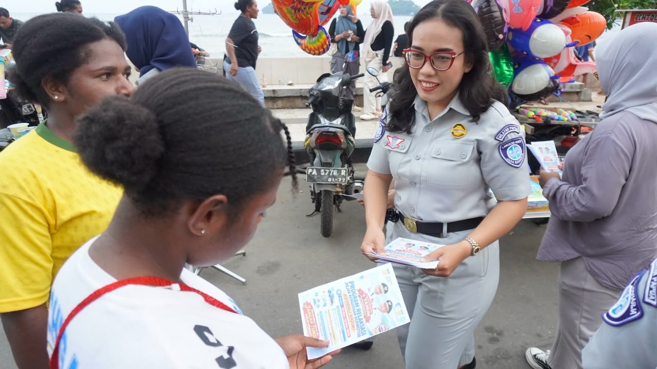 Jasa Raharja Papua Ajak Masyarakat Manfaatkan Pembebasan Denda PKB dan SWDKLLJ di Momentum Refleksi Setahun Kepemimpinan Gubernur