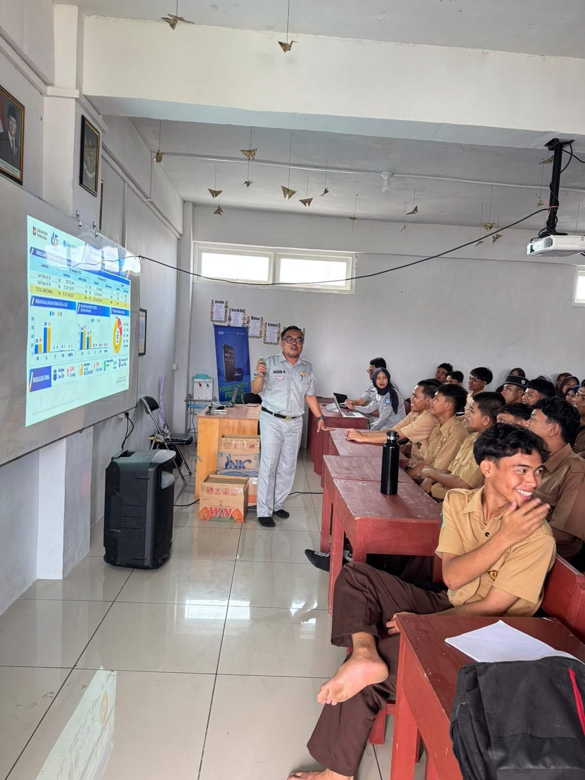 Jasa Raharja Sulawesi Tengah Bersama Honda Anugerah Perdana Gelar Sosialisasi Safety Riding di Kota Palu