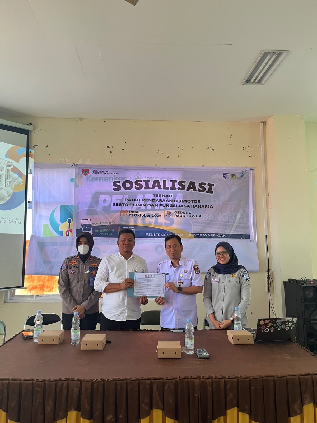 Jasa Raharja Perkuat Sinergi dengan RSUD Luwuk Melalui Sosialisasi dan Komitmen Bersama