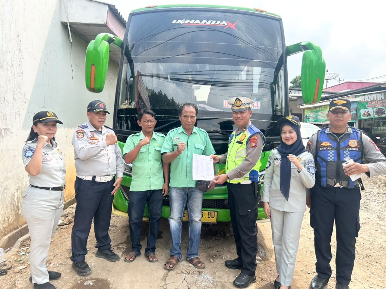 Jasa Raharja Kawal Keselamatan Angkutan Umum, Rampcheck Digelar di Lampung Utara