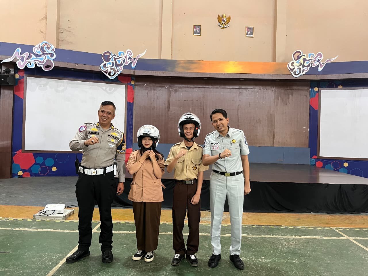 Jasa Raharja Sukabumi Bersama Satlantas Polres Sukabumi Kota Tingkatkan Kesadaran Keselamatan Berlalu Lintas di Kalangan Pelajar