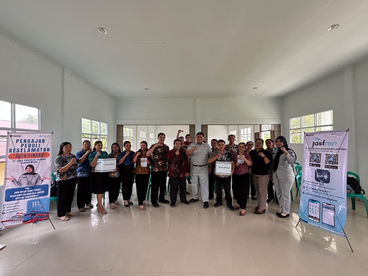 Tanamkan Kesadaran Sejak Dini, Jasa Raharja Singkawang Perkuat Program Pengajar Peduli di Samalantan
