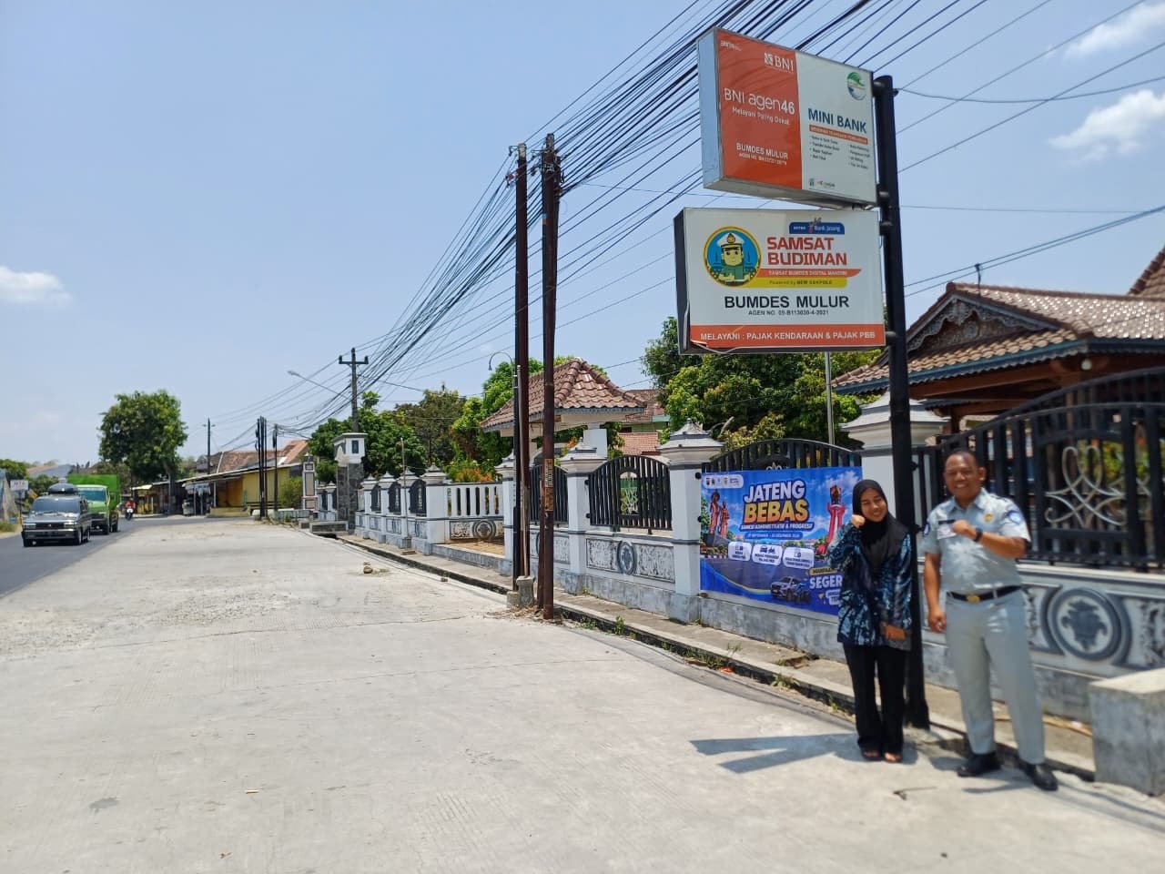 Perkuat Glorifikasi Program Jateng Bebas, RC Samsat Sukoharjo Pasang Spanduk di Sejumlah Titik Strategis